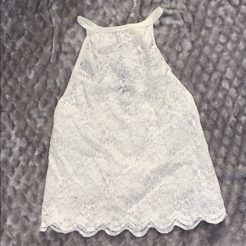 Lace crop top